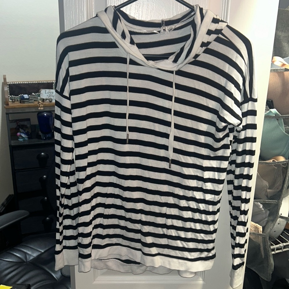 Striped hoodie